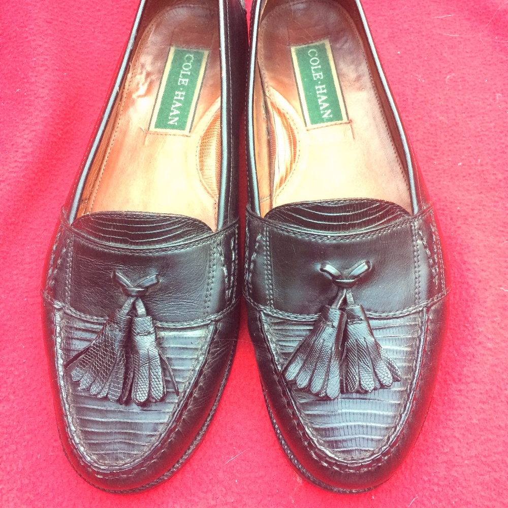 Cole Haan Tassel Leather Loafers